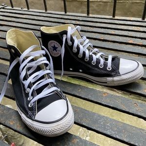 Black Converse High Tops (Women’s 10)